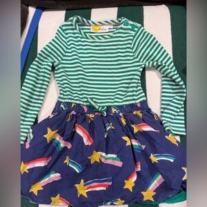 Mini Boden striped mixi dress size 3/4
